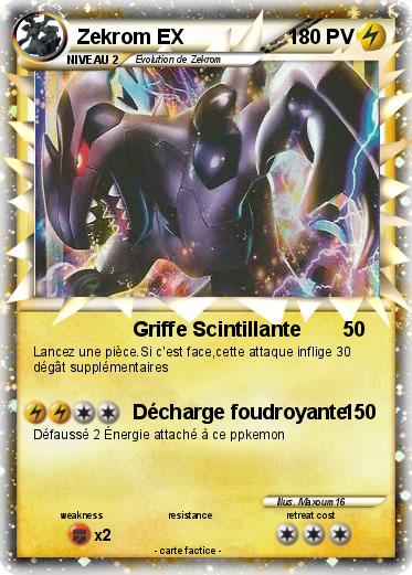 Pokemon Zekrom EX