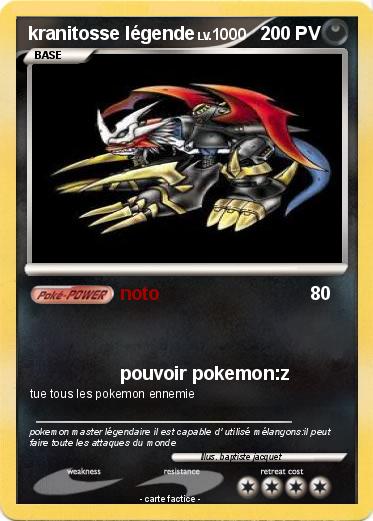 Pokemon kranitosse légende