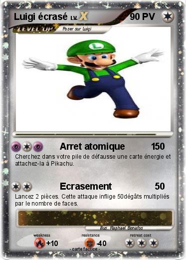Pokemon Luigi écrasé