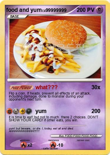 Pokemon food and yum