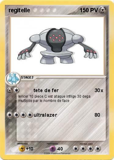 Pokemon regitelle