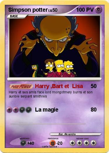 Pokemon Simpson potter