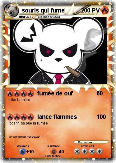 Pokemon souris qui fume