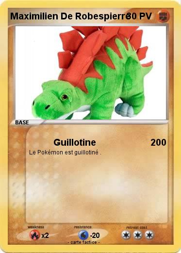 Pokemon Maximilien De Robespierre