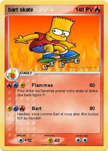 Pokemon bart skate