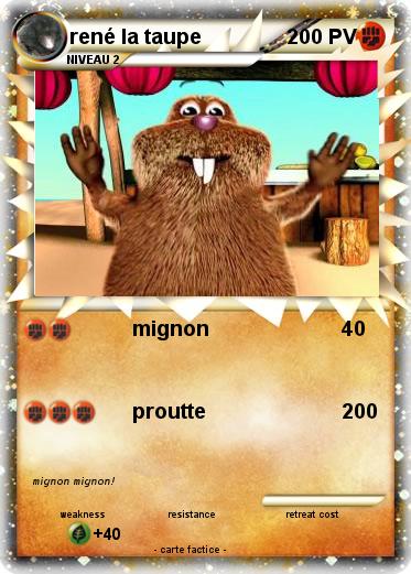 Pokemon rené la taupe
