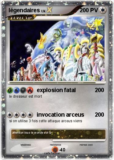 Pokemon légendaires