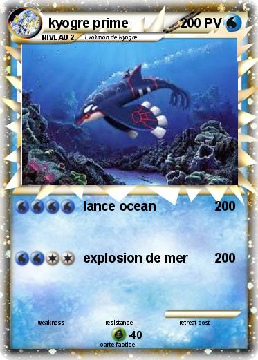 Pokemon kyogre prime