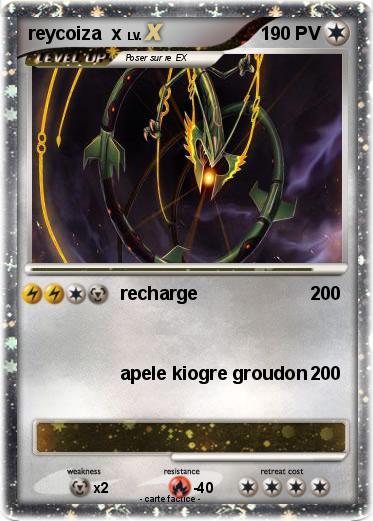 Pokemon reycoiza  x