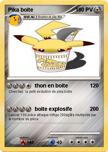 Pokemon Pika boite