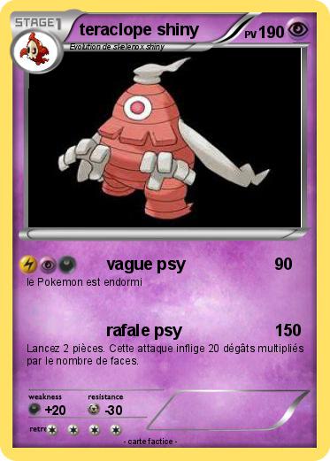 Pokemon teraclope shiny