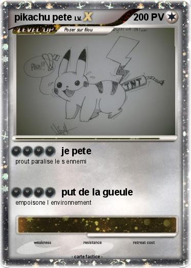 Pokemon pikachu pete