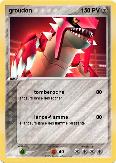 Pokemon groudon