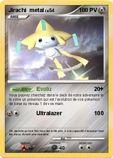 Pokemon Jirachi  metal