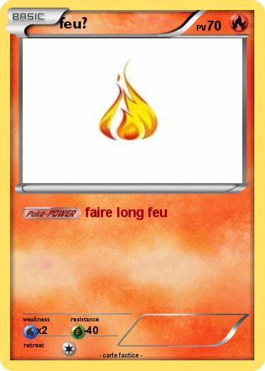 Pokemon feu?