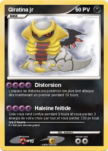 Pokemon Giratina jr