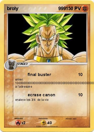 Pokemon broly                               999