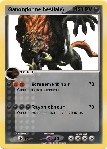 Pokemon Ganon(forme bestiale)