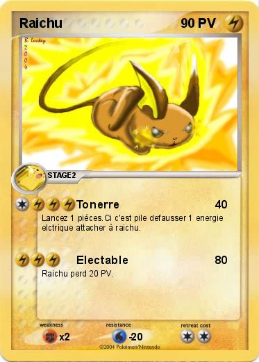 Pokemon Raichu