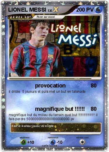 Pokemon LIONEL MESSI