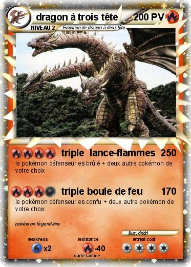 Pokemon dragon à trois tête