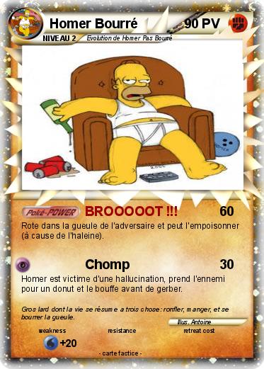 Pokemon Homer Bourré
