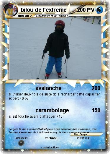 Pokemon bilou de l'extreme