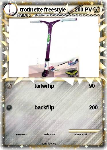 Pokemon trotinette freestyle