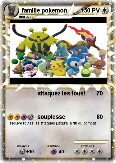 Pokemon famille pokemon