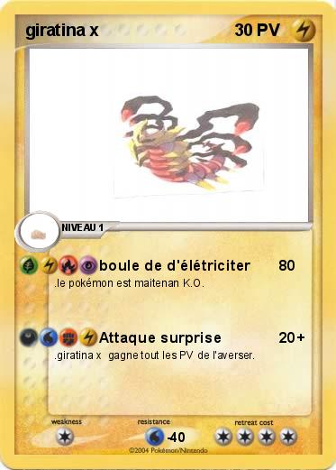 Pokemon giratina x                                                   