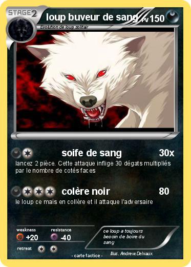 Pokemon loup buveur de sang