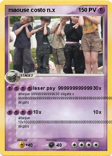 Pokemon maouse costo n.x