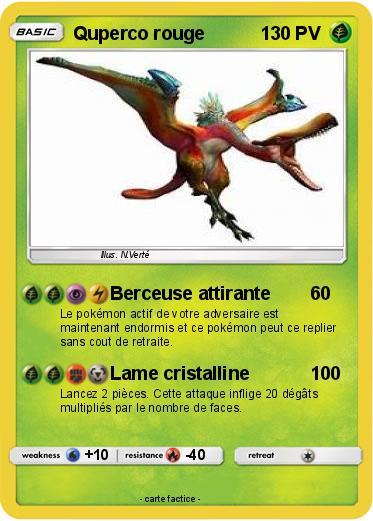 Pokemon Quperco rouge