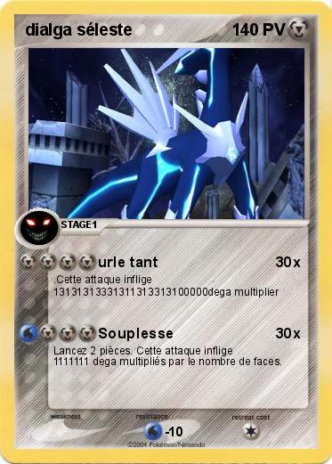 Pokemon dialga séleste