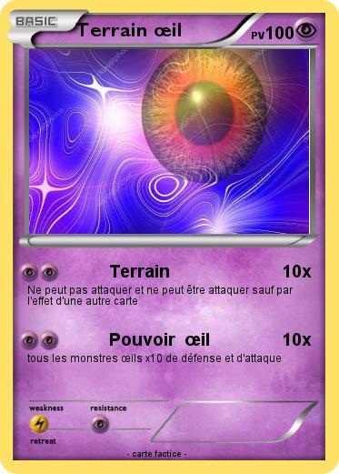 Pokemon Terrain œil