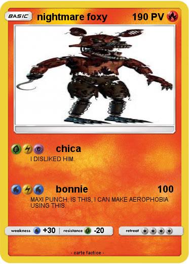Pokemon nightmare foxy