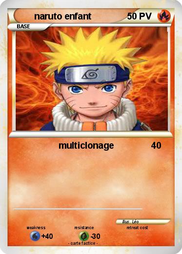 Pokemon naruto enfant
