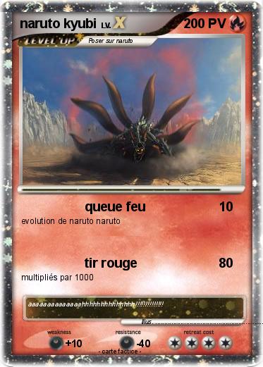 Pokemon naruto kyubi