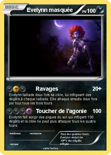 Pokemon Evelynn masquée