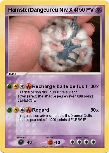 Pokemon HamsterDangeureu Niv.X 4