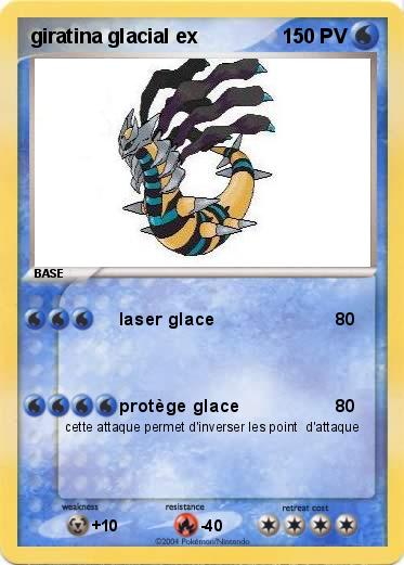 Pokemon giratina glacial ex