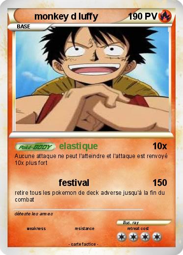 Pokemon monkey d luffy