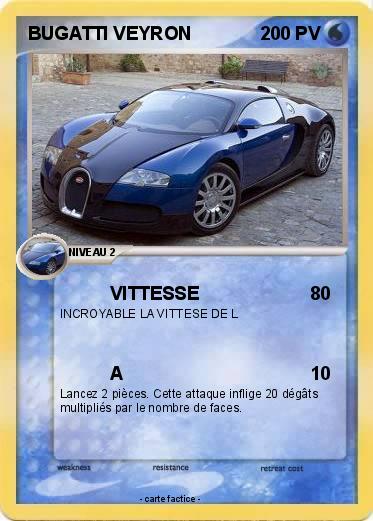 Pokemon BUGATTI VEYRON