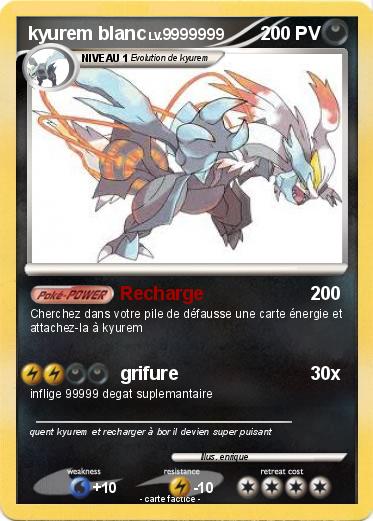 Pokemon kyurem blanc