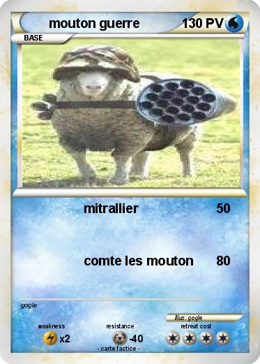 Pokemon mouton guerre