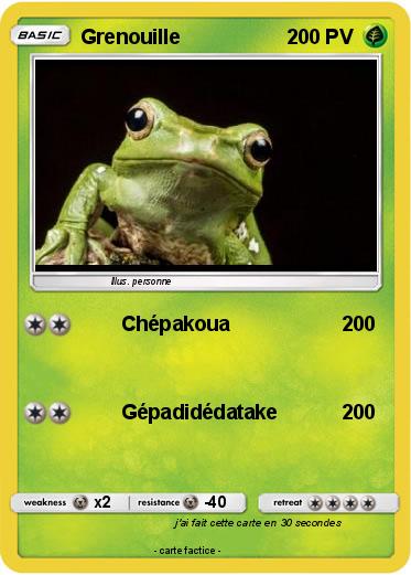 Pokemon Grenouille