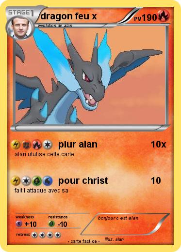 Pokemon dragon feu x