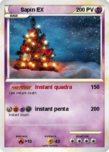 Pokemon Sapin EX