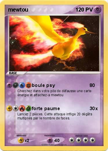 Pokemon mewtou