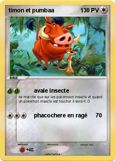 Pokemon timon et pumbaa